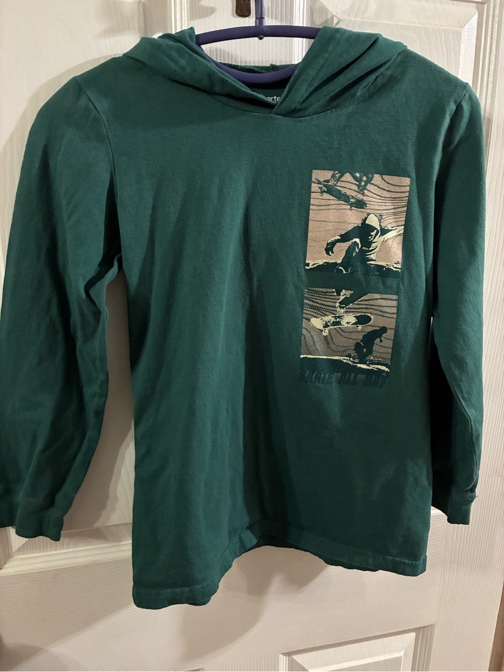 Carter’s Boys 12 Skater Hooded Shirt